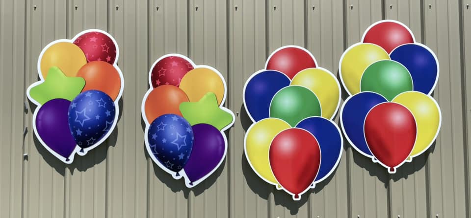 Primary colored Balloon bundles